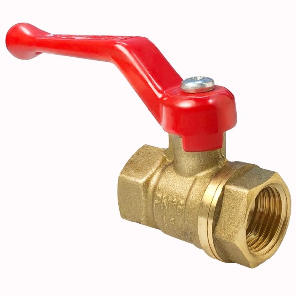 Кран латунный шаровой Valfex.214.LR1 11Б27фт1М DN 32 PN 40 муфта-муфта рычаг