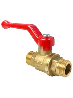 Кран латунный шаровой Valfex.220.LR1 11Б27фт1М DN 20 PN 40 рычаг штуцер-штуцер