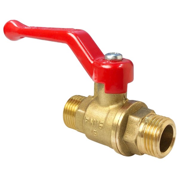 Кран латунный шаровой Valfex.220.LR1 11Б27фт1М DN 20 PN 40 рычаг штуцер-штуцер