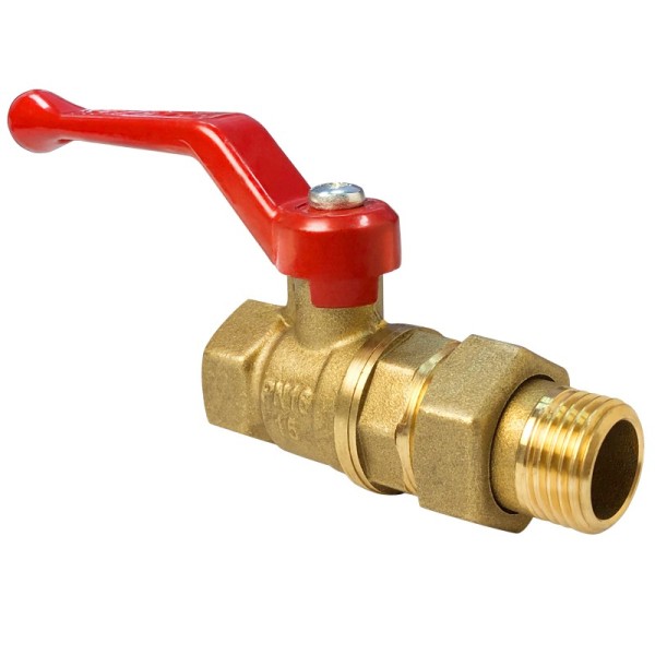 Кран латунный шаровой Valfex.225.LR1 11Б27фт1М DN 20 PN 40 американка рычаг