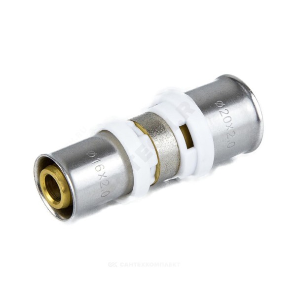 Муфта переходная МП латунь никель пресс ГОСТ 32415-2013 8004 Aquasfera