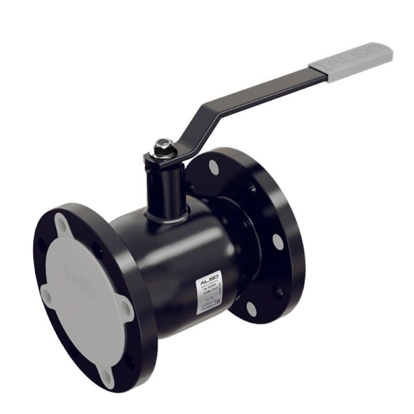 Кран стальной шаровой цельносварной КШ.Ф.З DN 80 PN 16 210мм полнопроходной фланцевый с ручкой под задвижку ALSO