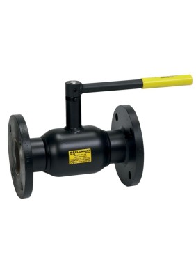 Кран стальной шаровой цельносварной DN 65 PN 16 290мм полнопроходной фланцевый с ручкой Broen Ballomax