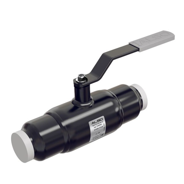 Кран стальной шаровой цельносварной КШ.П.П DN 200 PN 25 510мм полнопроходной приварной с ручкой ALSO