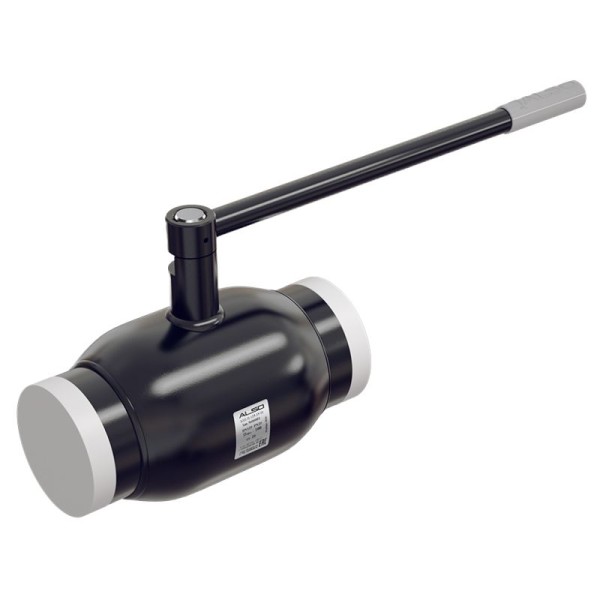 Кран стальной шаровой цельносварной КШ.П DN 250 PN 25 510мм стандартнопроходной приварной с ручкой ALSO