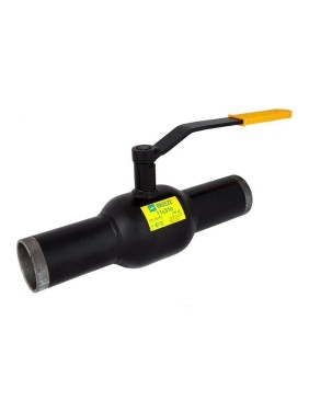 Кран стальной шаровой цельносварной 11с31п DN 65 PN 25 360мм стандартнопроходной приварной с ручкой BREEZE