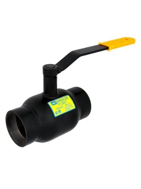 Кран стальной шаровой цельносварной 11с39п1 DN 15 PN 25 85мм стандартнопроходной муфта-муфта с ручкой BREEZE