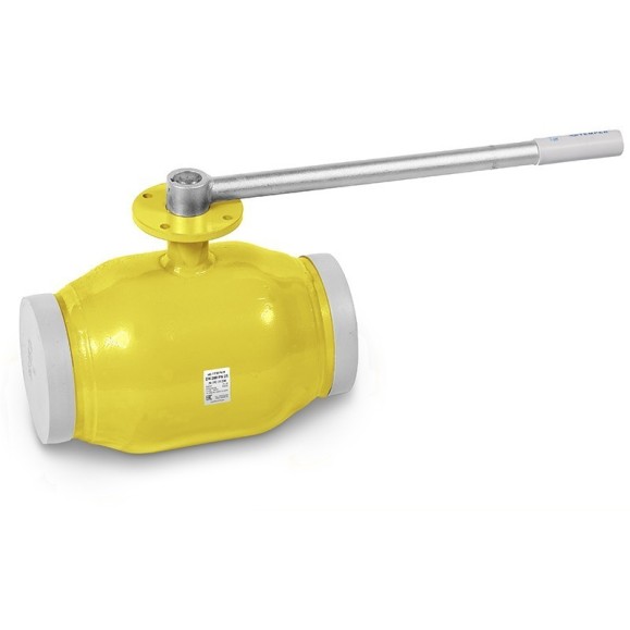 Кран стальной шаровый DN 20 PN 40 230мм полнопроходной приварной газовый Temper