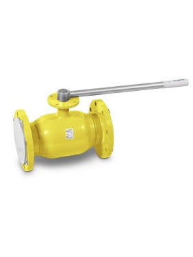 Кран стальной шаровый DN 50-40 PN 40 230мм газовый сандартнопроходной фланцевый Temper