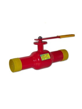 Кран стальной шаровой цельносварной 11с31п1 DN 50 PN 40 300мм стандартнопроходной приварной с ручкой BREEZE