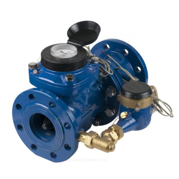 Счётчик х/в комбинированный (крыльчатый и турбинный) фл импульсный СТВК-2 ДГ Декаст IP67