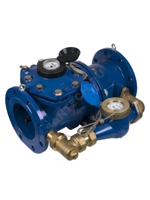 Счётчик х/в комбинированный (крыльчатый и турбинный) фл импульсный СТВК-2 ДГ Декаст IP67