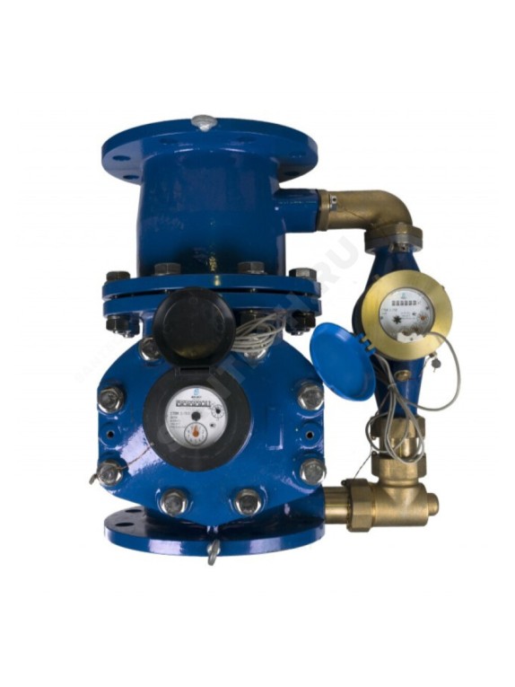 Счётчик х/в комбинированный (крыльчатый и турбинный) фл импульсный СТВК-2 ДГ Декаст IP67