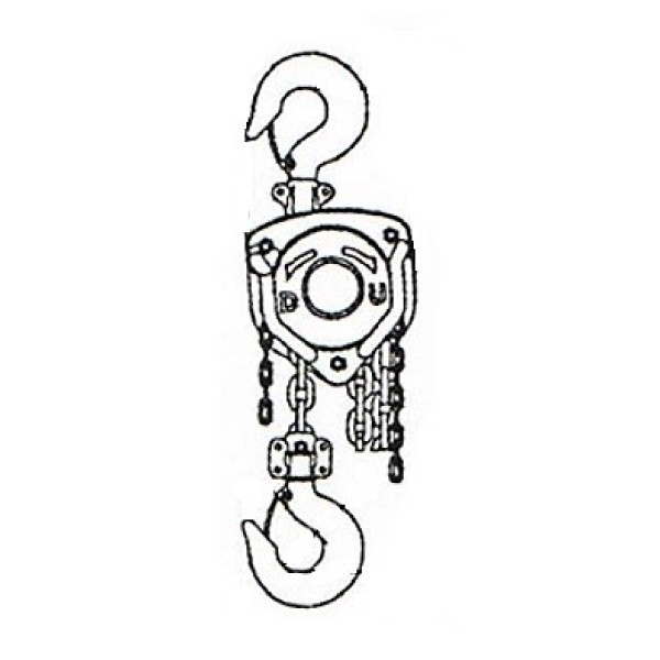 ТАЛЬ РУЧНАЯ   ШЕСТЕРЕННАЯ СТАЦИОНАРНАЯ  1 x 9 Г.П. 1 Т В.П. 9 М  (САМАРА)