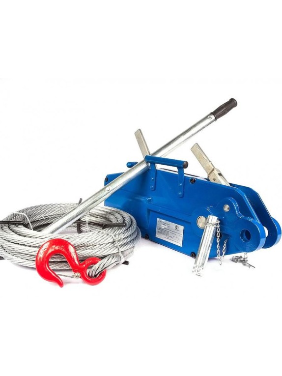 ЛЕБЕДКА РЫЧАЖНАЯ ТРОСОВАЯ TOR МТМ 1600, 1,6 т, L=20м