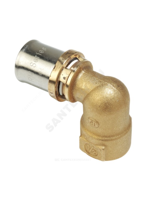 Угольник для МП/PE-X труб латунь пресс ВР RM129 Giacomini