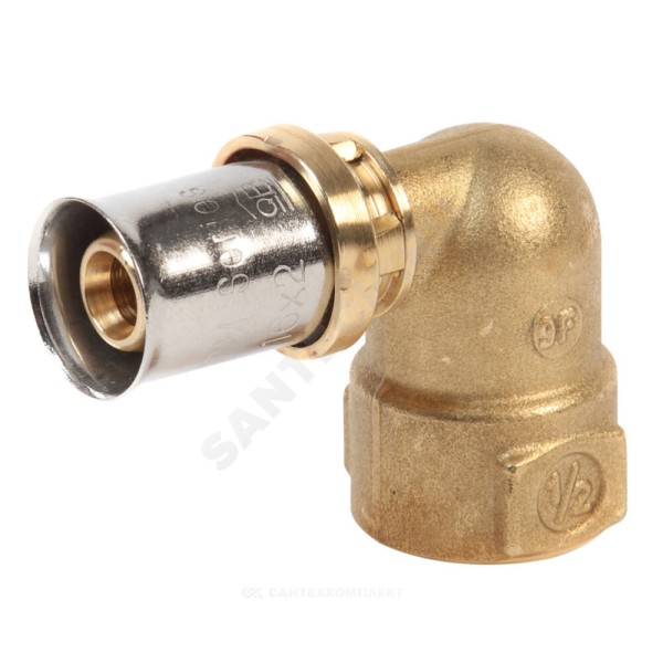 Угольник для МП/PE-X труб латунь пресс ВР RM129 Giacomini