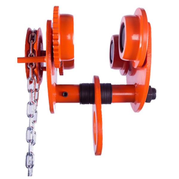 ТЕЛЕЖКА С МЕХАНИЗМОМ ПЕРЕДВИЖЕНИЯ ДЛЯ ТАЛИ TOR Тип В (GCL) 2Х9 Ш.Б. 88-135 мм