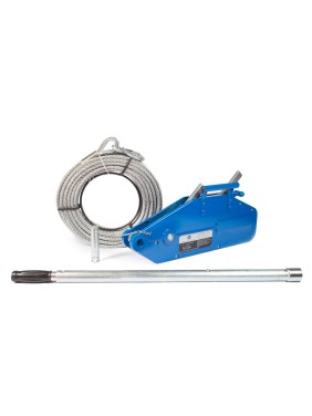 ЛЕБЕДКА РЫЧАЖНАЯ ТРОСОВАЯ TOR МТМ 1600, 1,6 т, L=20м