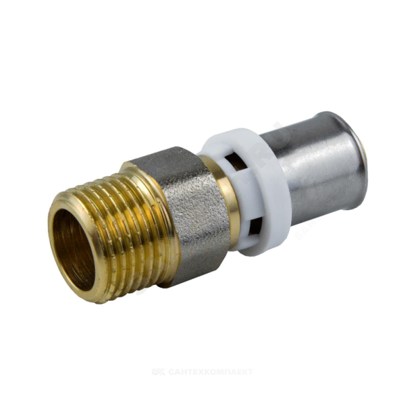 Муфта МП латунь никель пресс НР ГОСТ 32415-2013 8001 Aquasfera