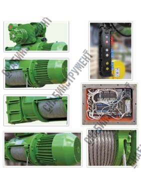 Таль электрическая передвижная взрывобезопасная ВT10 436 г.п. 2 т; в.п. 12 м; полиспаст 2/1; ск. пер. 20 м/мин; ск. под. 8 м/ мин; Темп. реж. -20 + 40; У3;Напряжение 380 В; Класс защ. IP 54; Подвесной пульт управления.