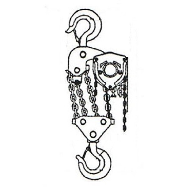 ТАЛЬ РУЧНАЯ   ШЕСТЕРЕННАЯ СТАЦИОНАРНАЯ  3 x 6 Г.П. 3 Т В.П. 6 М  (САМАРА)