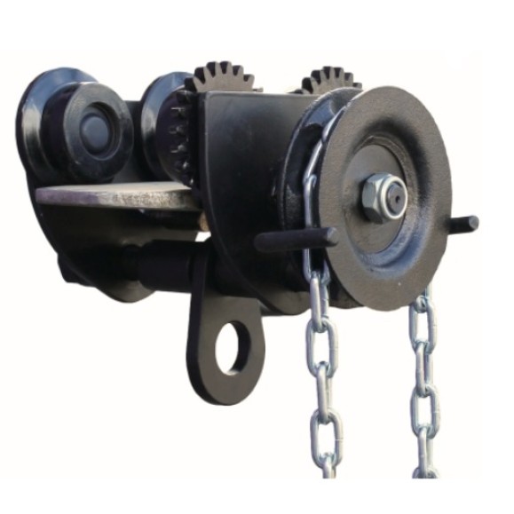 ТЕЛЕЖКА С ЦЕПНЫМ ПРИВОДОМ GCL610 LB 2Т*18М Ш.Б. 100 - 150ММ