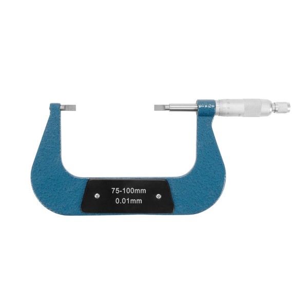 Микрометр трубный МК-НП- 100 0,01 с 2-мя ножевидными пяткaми SHAN