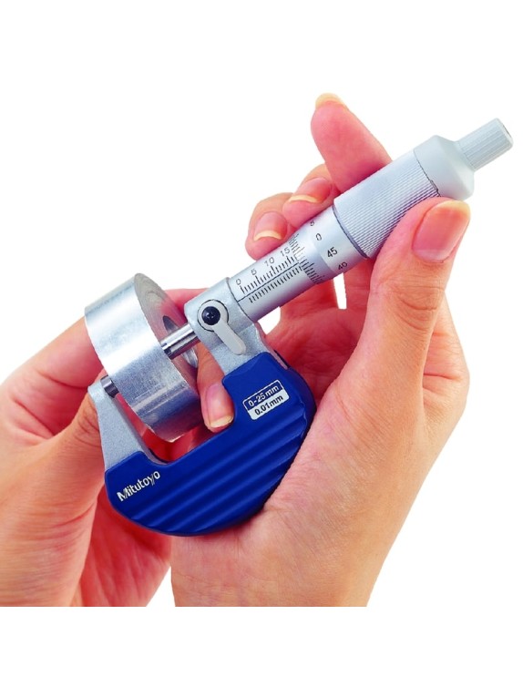 Микрометр МК-  25 0,01 с фрикционным барабаном 102-701 Mitutoyo