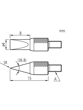 Наконечник твердосплавный 120067 Mitutoyo