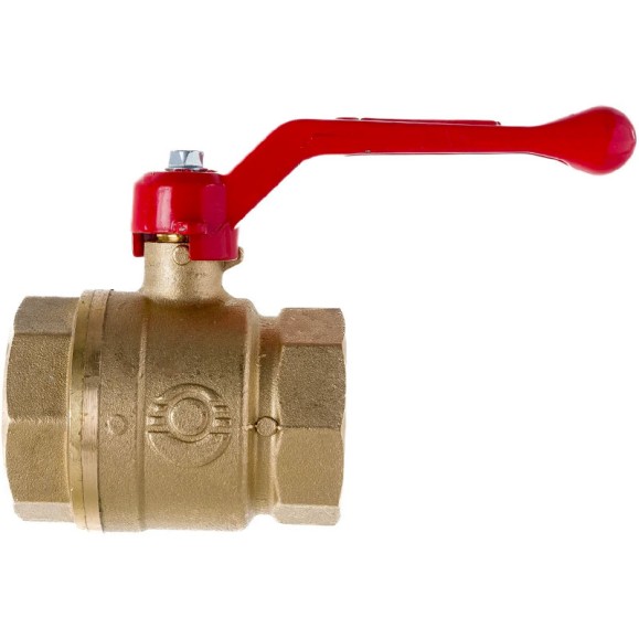 Кран латунный шаровой 11Б27фт1М DN 15 PN 40 рычаг муфта-муфта Valfex.214 DeltaPro