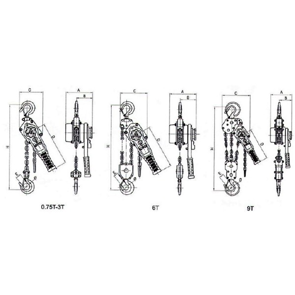 ТАЛЬ  РЫЧАЖНАЯ ТРСР 1*9 (САМАРА)