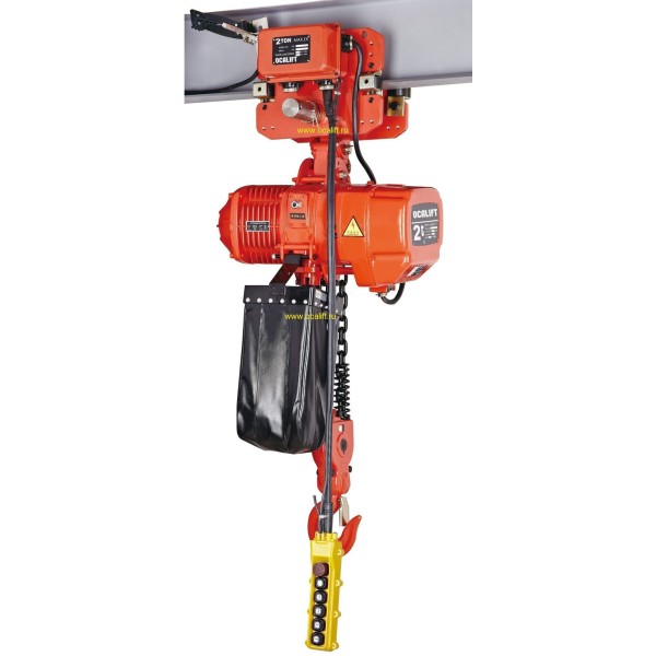 ТАЛЬ ЦЕПНАЯ ДВУХСКОРОСТНАЯ ПЕРЕДВИЖНАЯ OCALIFT 02-02D 2 Т 6М
