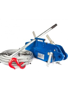 ЛЕБЕДКА РЫЧАЖНАЯ ТРОСОВАЯ TOR МТМ 800, 0,8 т, L=30м