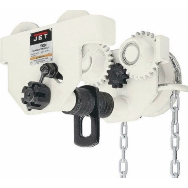 КАРЕТКА ДЛЯ ТАЛИ ПРИВОДНАЯ JGT 10Т-6М Ш.Б. 152 - 203ММ (JET)