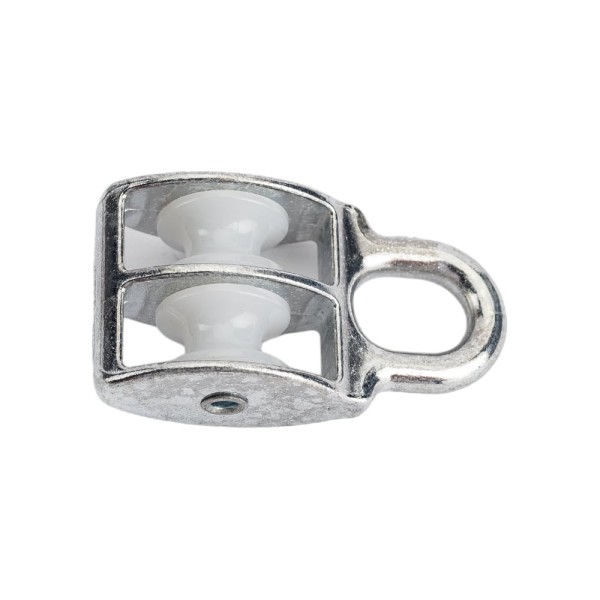 Двойной оцинкованный блок для троса, нейлоновый шкив 15мм 1шт - ярлык Tech-Krep 112728