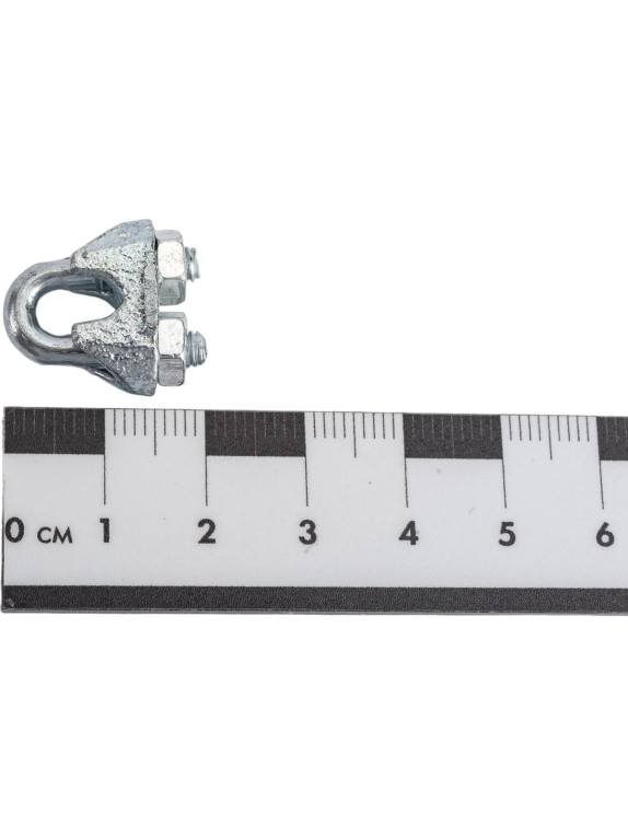 Канатный зажим КРЕП-КОМП DIN 741, М3, 10 шт. зк3мф