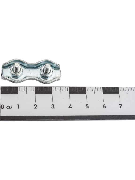 Канатный двойной зажим КРЕП-КОМП Duplex м3 100шт зд3ф