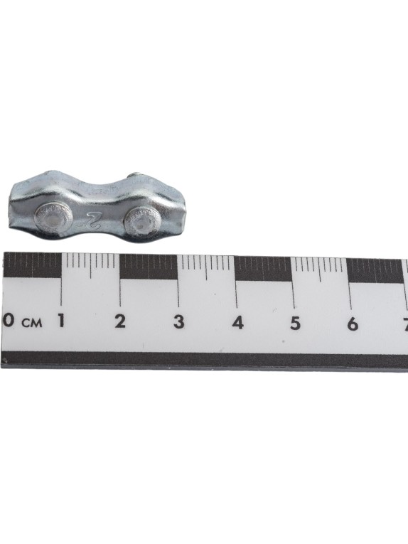 Зажим для троса 2мм 2шт - ярлык Tech-Krep Duplex 108071