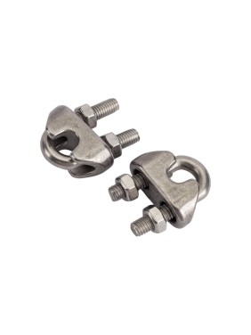 Канатный зажим КРЕП-КОМП нержавейка А2, DIN 741, М6 20 шт. зкн6м