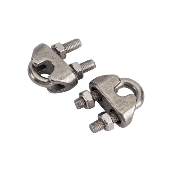 Канатный зажим КРЕП-КОМП нержавейка А2, DIN 741, М6 20 шт. зкн6м