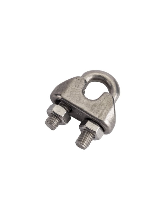 Канатный зажим КРЕП-КОМП нержавейка А2, DIN 741, М6 20 шт. зкн6м
