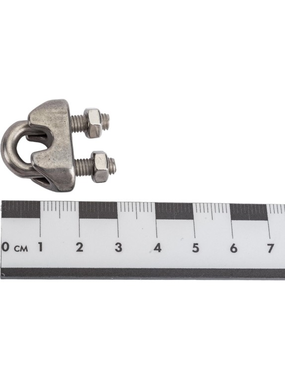 Канатный зажим КРЕП-КОМП нержавейка А2, DIN 741, М6 20 шт. зкн6м