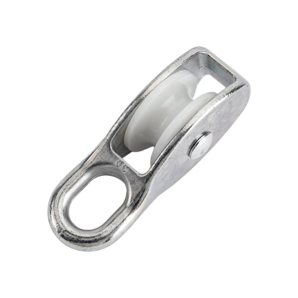 Одинарный блок для троса Tech-Krep оцинк. нейлон.шкив 30мм 125327