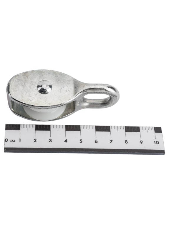 Одинарный блок для троса Tech-Krep оцинк. нейлон.шкив 30мм 125327