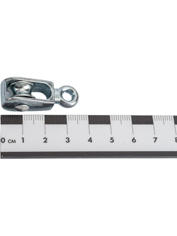 Одинарный блок КРЕП-КОМП шкив металлический 15 миллиметр /5/ 1шт бом15мф