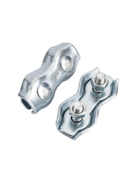 Канатный зажим КРЕП-КОМП двойной Duplex 4мм 5шт зд4мф