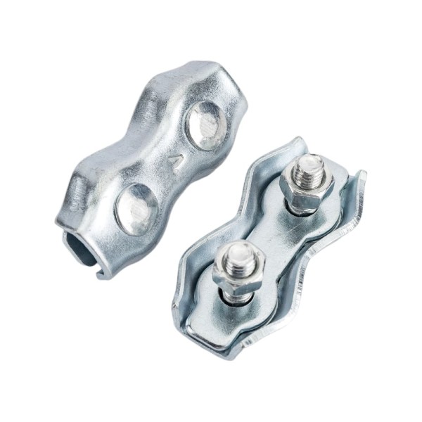 Канатный зажим КРЕП-КОМП двойной Duplex 4мм 5шт зд4мф