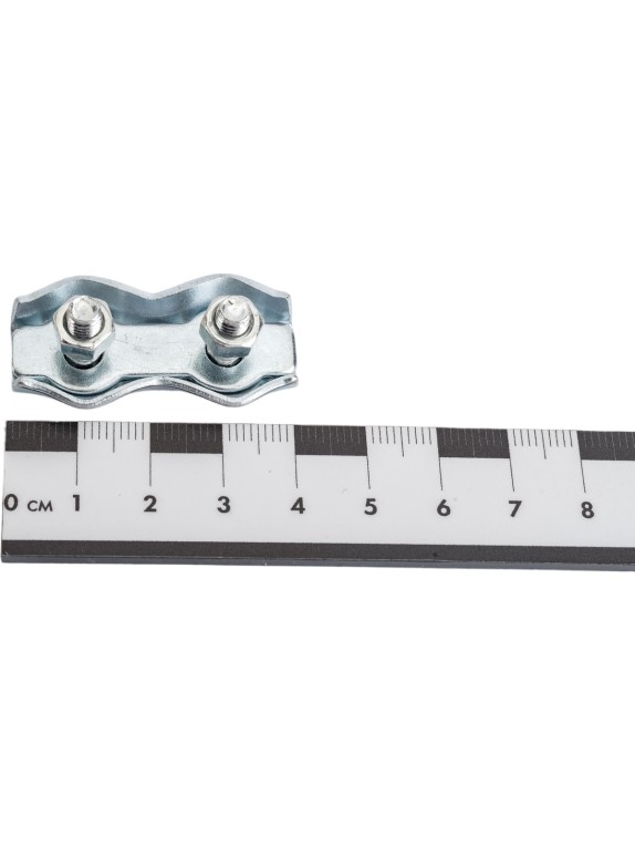 Канатный зажим КРЕП-КОМП двойной Duplex 4мм 5шт зд4мф