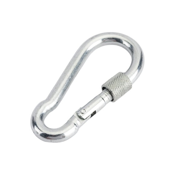 Пожарный карабин с фиксат. КРЕП-КОМП DIN 5299 D м8 25шт кпф8ф